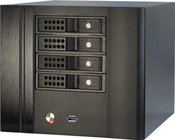 Inter-Tech IPC SC-4004 - USFF - mini ITX - ingen strömförsörjning (FlexATX) - USB
