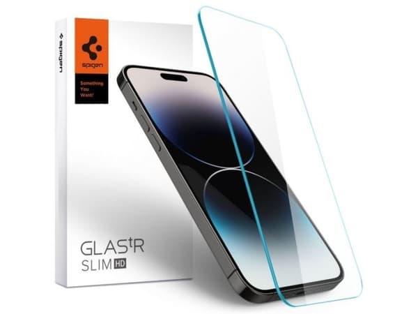 Grūdintas stiklas SPIGEN GLAS.TR SLIM do IPHONE 14 PRO MAX