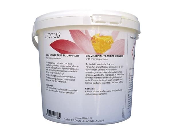 Toiletrens, URINAL TABLETT yellow, gul