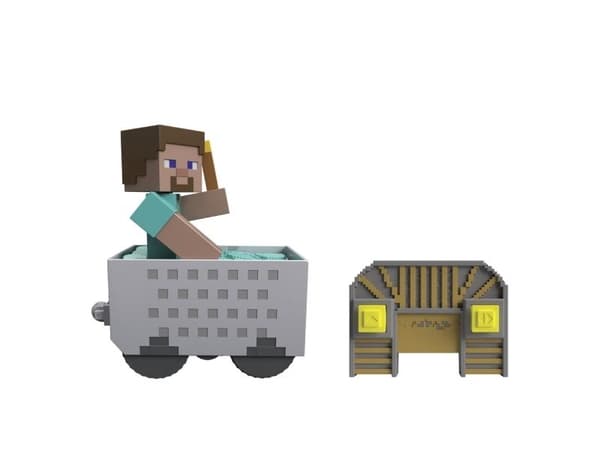 Minecraft RC Steve with Minecart