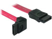 DeLOCK SATA Cable - 0.5m, 0,5 m, SATA II, Punainen