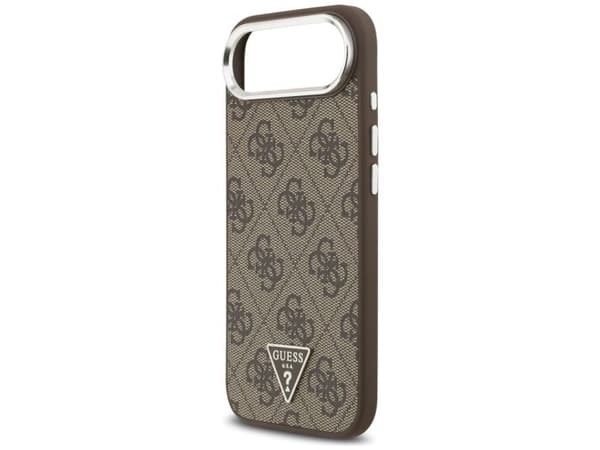 Guess 4G Triangle Logo MagSafe-etikui til iPhone Air – brun