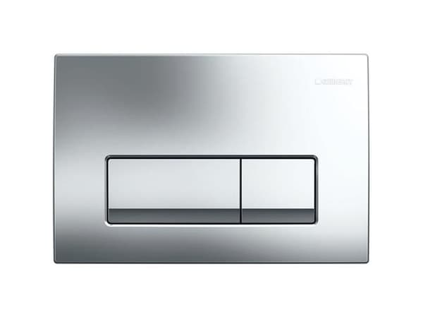 Betjeningsplade Delta 50 blankforkromet
