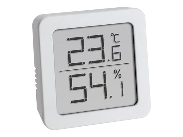 TFA - Termohygrometer - digital - hvit