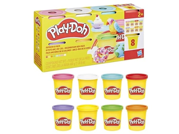 Play-Doh 8-pak 680 g - regnbue