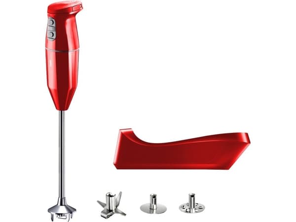 Bamix Cordless Pro stavmixer, röd