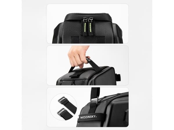 Wozinsky WSR-01B Bicycle Pannier for Trunk 9l - Black