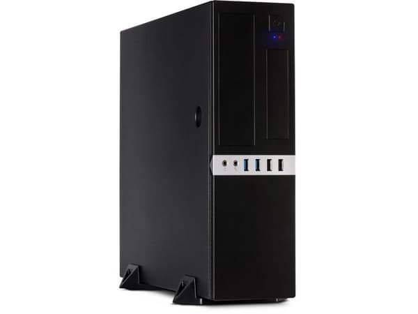 Inter-Tech IT-503, Mini Tower, PC, Musta, mikro ATX, Mini-ITX, Metalli, Koti /Toimisto