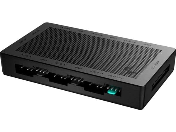 Deepcool SC790 - Systemvifte og belysningshub - svart