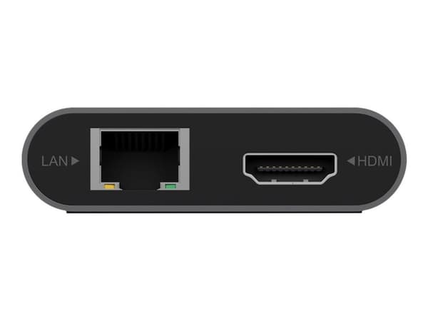ICY BOX IB-DK4050-CPD - Dockningsstation - USB-C - HDMI, DP - 1GbE