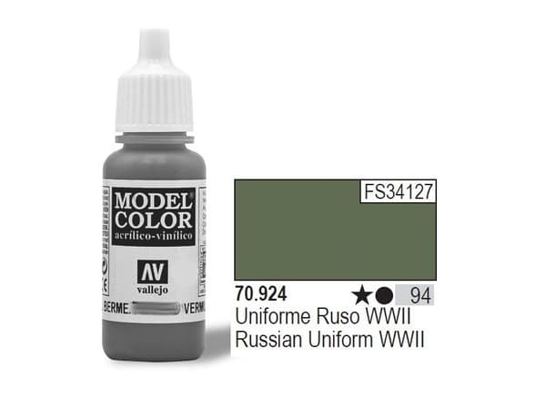 Vallejo 70.924, 17 ml, Grön, Matt, Flaska