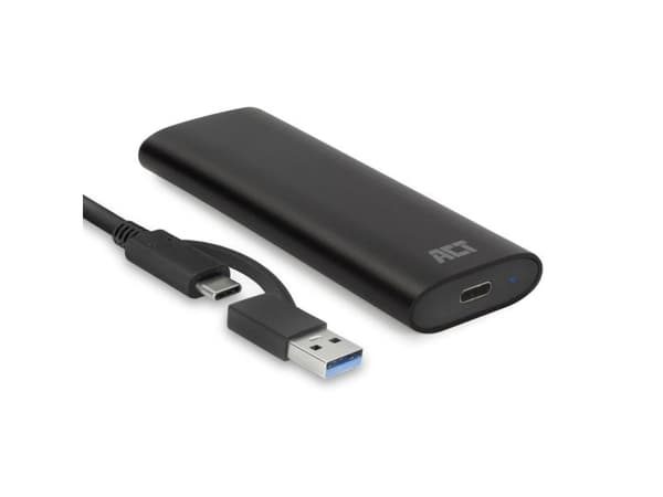 ACT USB-C M.2 NVMe / PCIe SSD Enclosure, tool-free (AC1615)