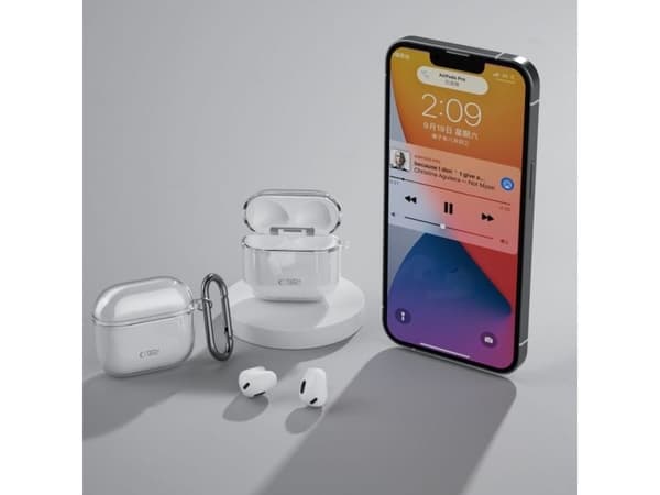Tech-Protect FLEXAIR skyddsfodral för Apple AirPods 4 CLEAR