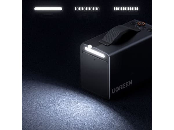 Bilkompressor Ugreen elektrisk pump 150 PSI 12V för bildäck med digital display – grå
