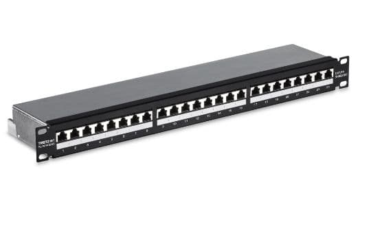 TRENDnet TC-P24C6AS - Patch-panel - CAT 6a - RJ-45 X 24 - 1U