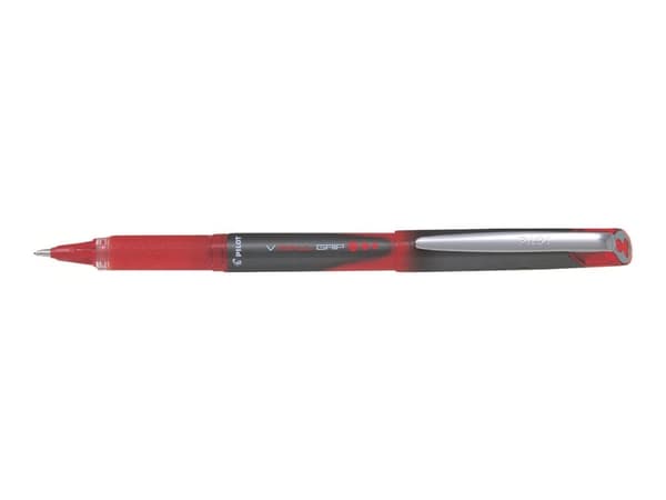 Pilot V Ball - Rulleballpenn - permanent - rød - 1 mm