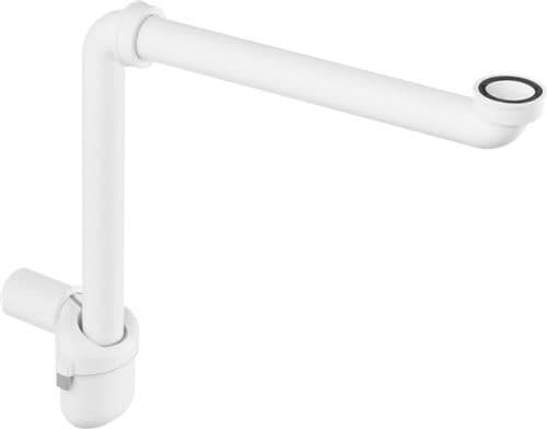 Vattenlås 32 mm platsbesparande vit