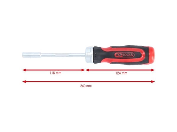 Skrutrekker med bits KS TOOLS 1/4'