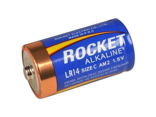 Batteri, Rocket, Alkaline, C, 1