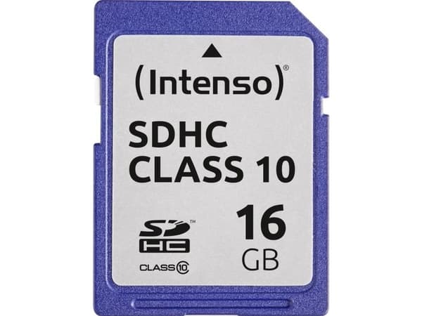 Intenso Class 10 - Flashminnekort - 16 GB - Class 10 - SDHC