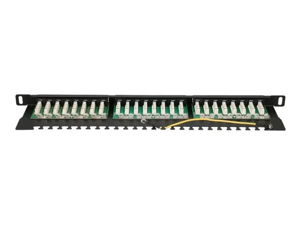 Extralink - Patch-panel - rackmontering - CAT 6 - UTP - RJ-45 X 24 - 0.5U - 19"