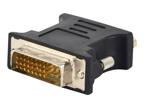 Cablexpert - Videoadapter - DVI (han) til 15 pin D-Sub (DB-15) (hun) - tommelskruer - sortti