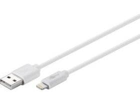 goobay - Lightning-kabel - Lightning hann til USB hann - 1 m - hvit