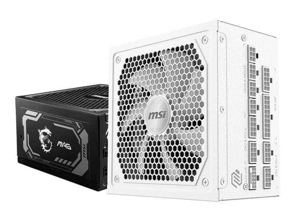 PC-virtalähde MSI MAG A1000GL PCIE5 Valkoinen
