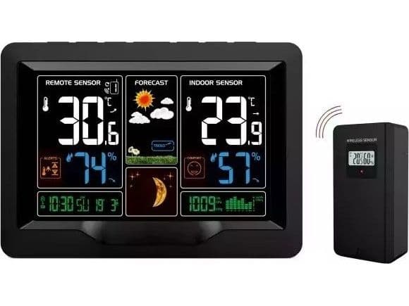 Terdens ELECTRONIC utendørs/innendørs termometer MARS SAFE værstasjon