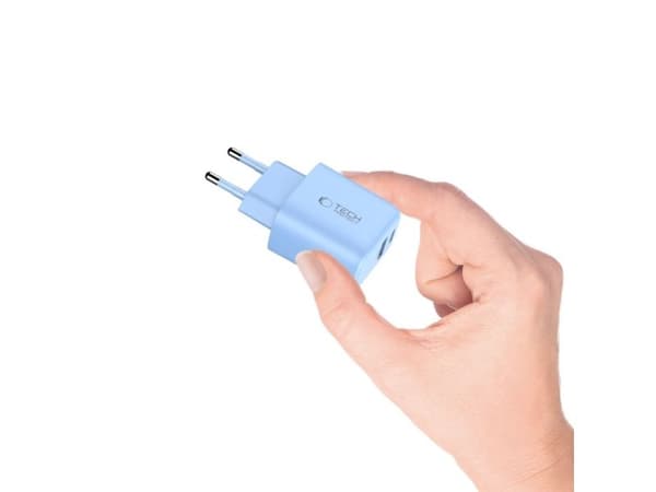 Tech-Protect NCA30 vegglader PD 30W QC3.0 USB-A / USB-C - blå