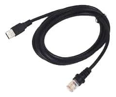 Datalogic USB cable, straight, Type A, TPUW 2m black