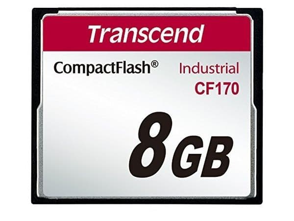 Transcend Industrial - Flash-minneskort - 8 GB - 170x - CompactFlash