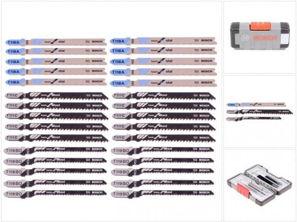 Bosch CHISEL RING 30 stycken Trä/MET BASIC T/BOX