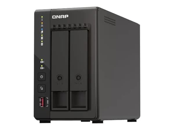 QNAP TS-253E, NAS, Tower, Intel® Celeron®, J6412, 8 GB, 0 TB