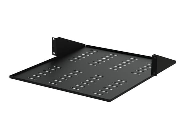 StarTech.com CABSHF2POSTV2, Kehikon hylly, Musta, Terästä, 34 kg, 2U, EIA/ECA-310-E