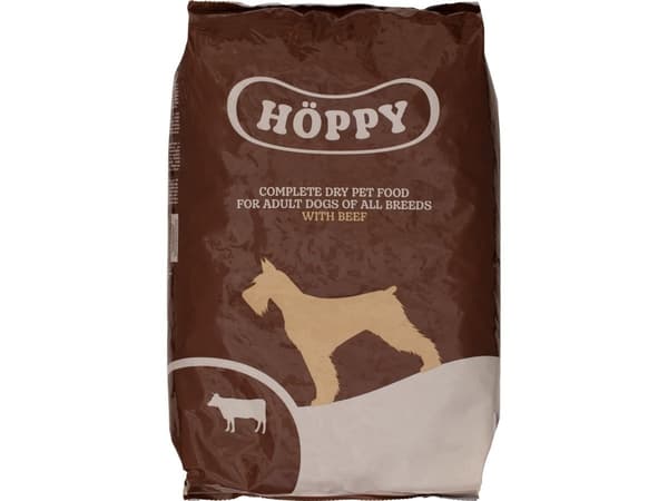 Hoppy Dry hundfoder Hoppy, nöt, 10 kg
