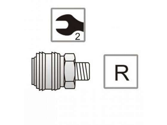 Pansam snabbkopplingar 3/8" 1/4" (A535403)