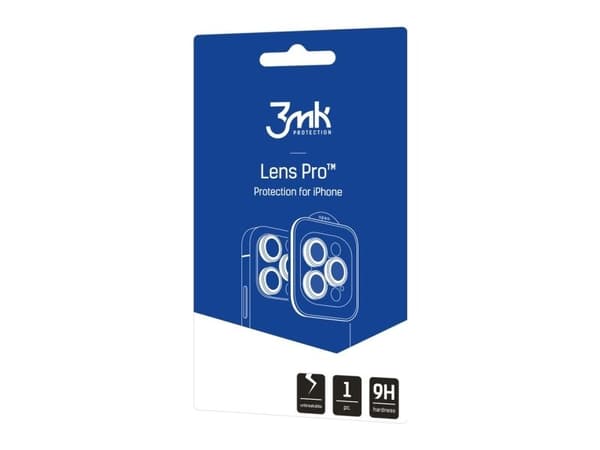 3MK Lens Protection Pro silver för Apple iPhone 17 Pro / 17 Pro Max
