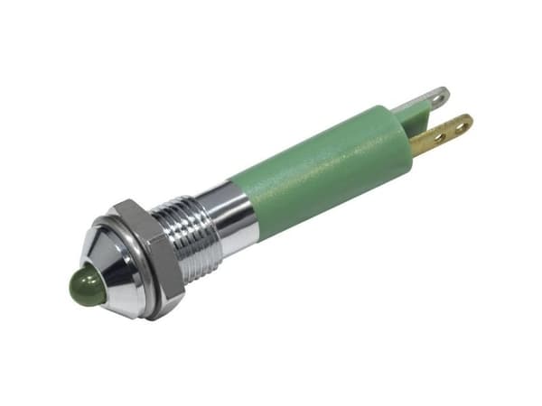 CML Innovative Technologies 19020251 LED-signallampa grön 12 V/DC 8 mcd