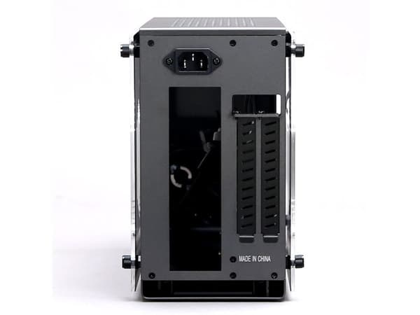Zalman M2 Mini Gray, Mini Tower, PC, Grå, Mini-ITX, Akryl, Aluminium, Stål, Spilling
