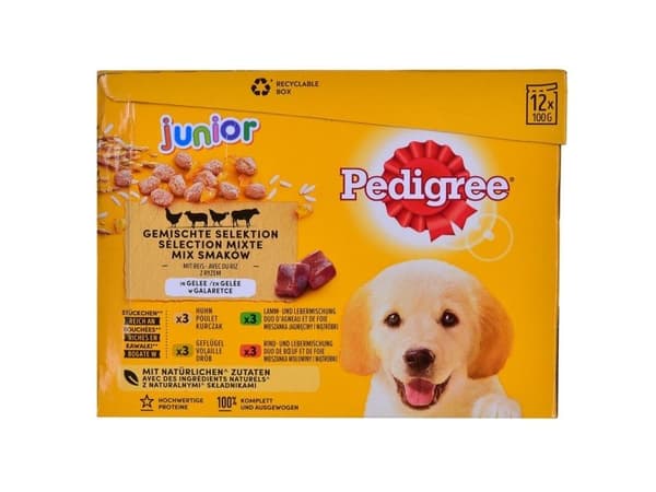 PEDIGREE Junior Selection Mix - Märkäruoka - 12x100 g