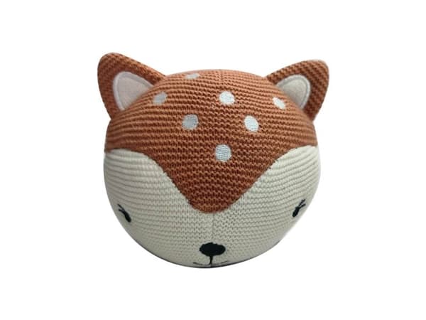 Knitted Ball with Bell  - Oh Deer