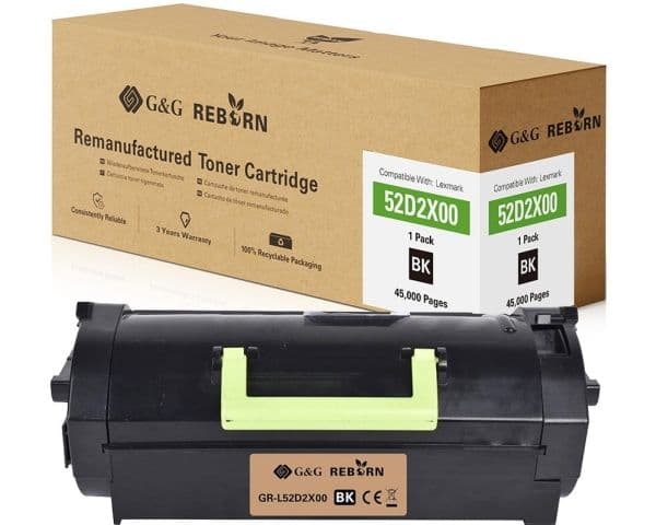 G&G GR-L52D2X00, 45000 sidor, Svart, 1 styck