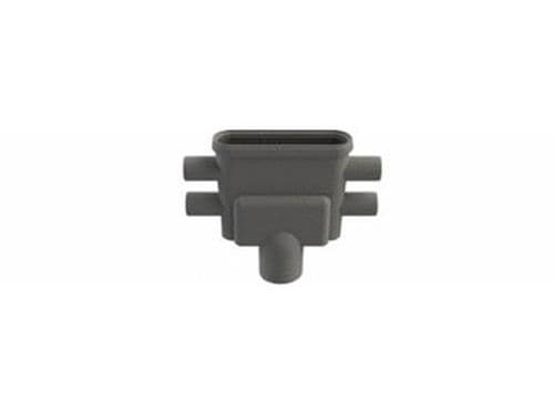 Unidrain 75 mm rendeudløb med vandlås og studs, lodret