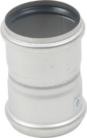 Blücher dobb.stikmf.75mm - m.O-ring AISI 316L.Syrefast stål
