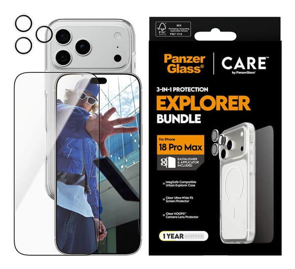 PanzerGlass | CARE by PanzerGlass Flagship 3-in-1 Set iPhone 18 Pro Max