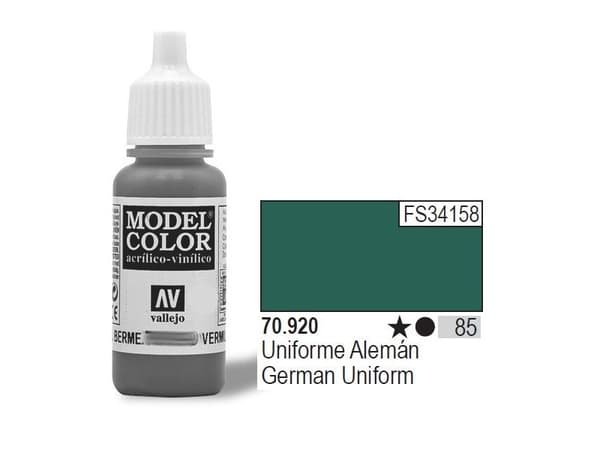 Vallejo 70.920, 17 ml, Grön, Matt, Flaska