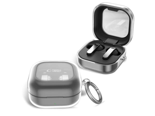 Tech-Protect FlexAir-deksel til Samsung Galaxy Buds 4 / Buds 4 Pro - transparent