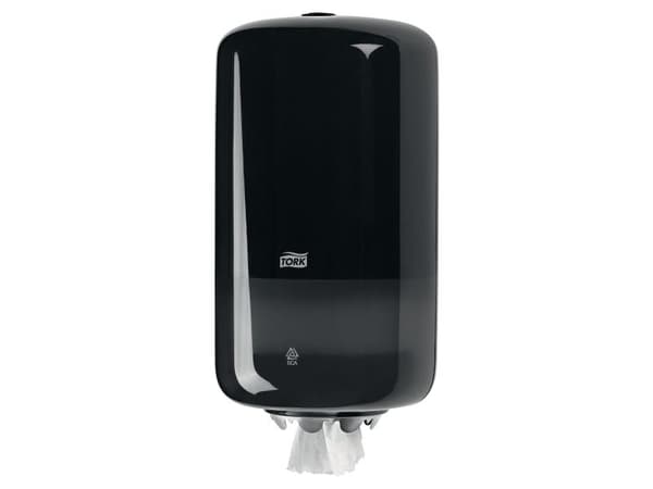 Dispenser Tork M1 til aftørringsruller mini centerfeed, sort