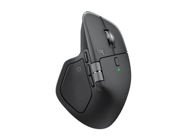 Logitech MX Master 4, Oikeakätinen, Laser, RF Wireless + Bluetooth, 8000 DPI, Grafiitti